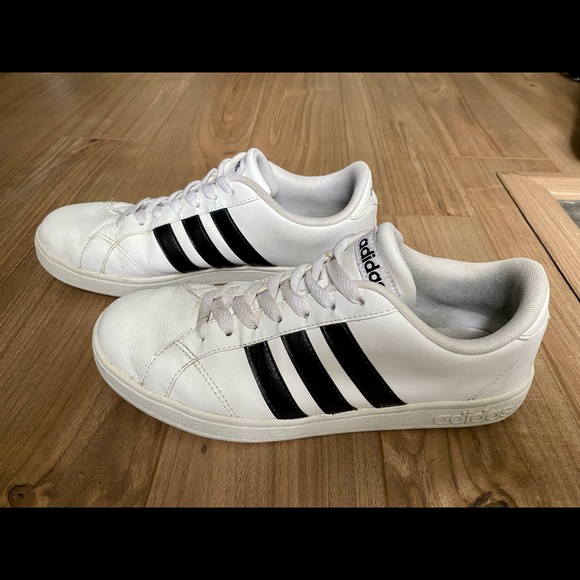 adidas Shoes - Adidas Court black and white shoes | size 7 1/2 US